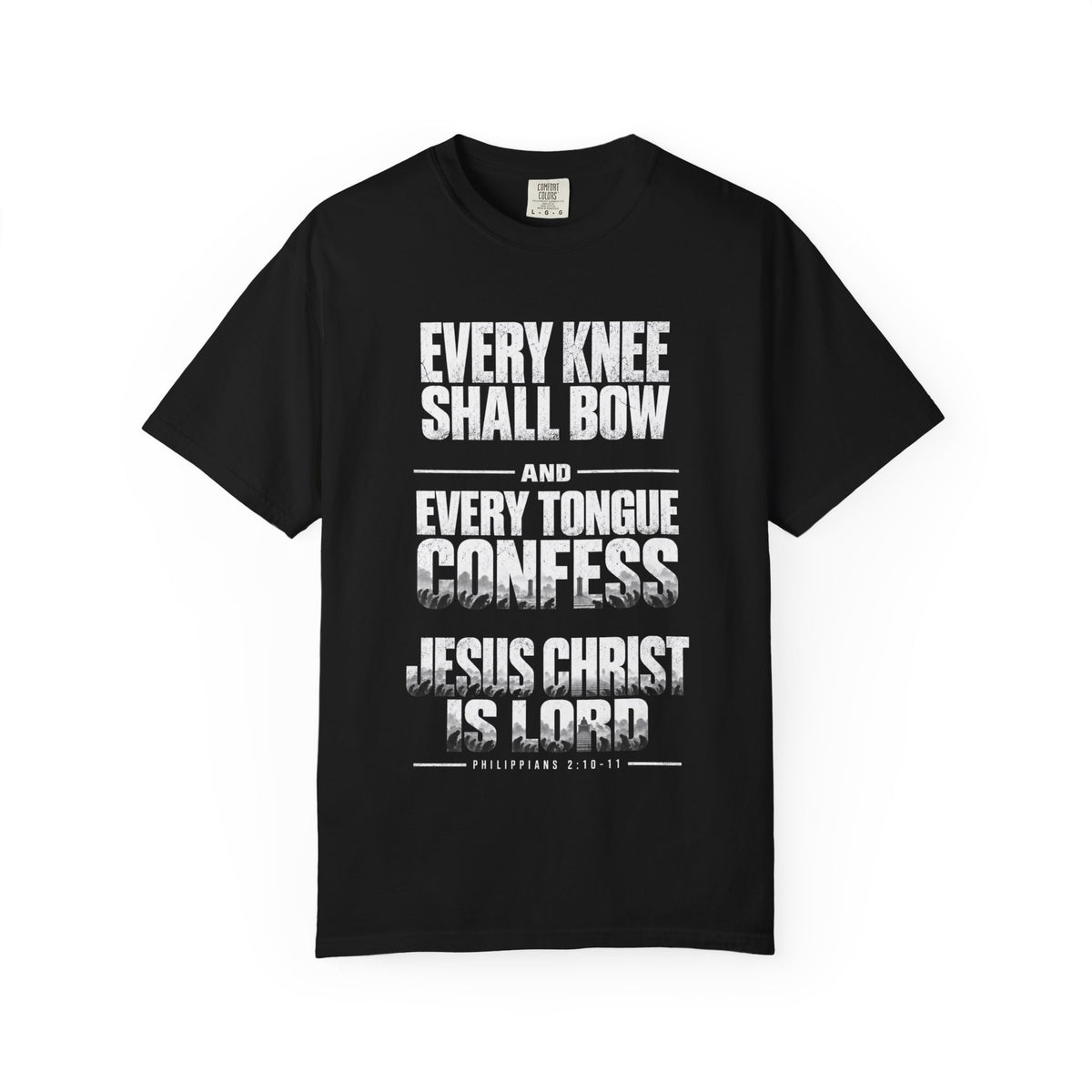 Copy of Christian T-Shirt — "Blessed Is He Who Comes In The Name Of The Lord" Bible Verse Tee