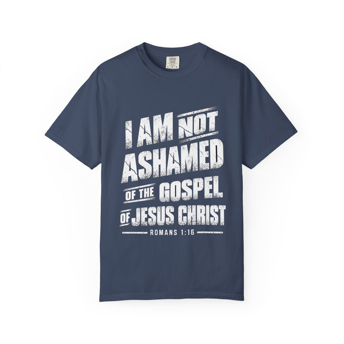 Christian Quote T-Shirt — "Every Knee Shall Bow" Scripture Tee