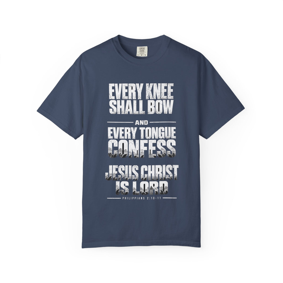 Copy of Christian T-Shirt — "Blessed Is He Who Comes In The Name Of The Lord" Bible Verse Tee