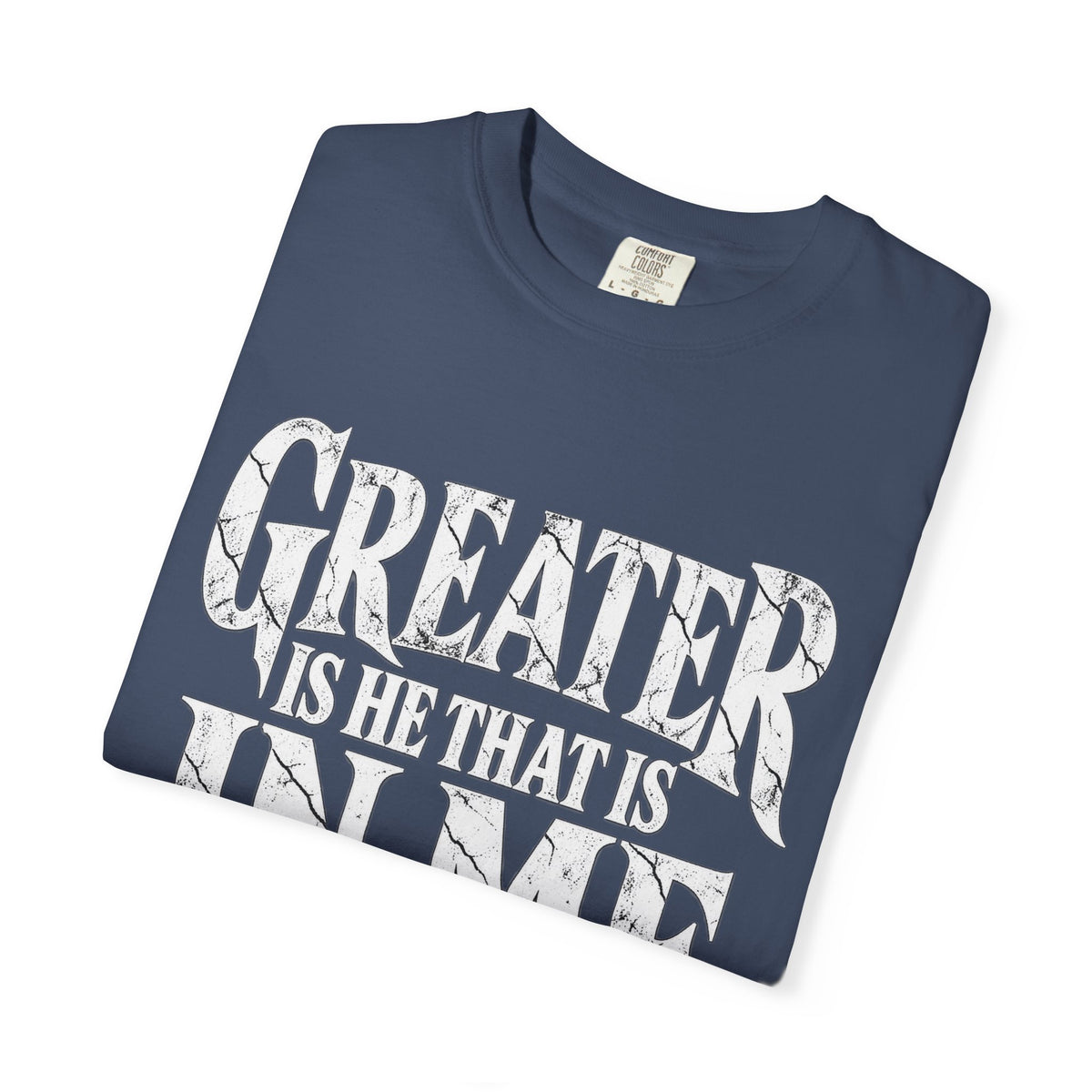 Copy of Christian T-Shirt — "Blessed Is He Who Comes In The Name Of The Lord" Bible Verse Tee