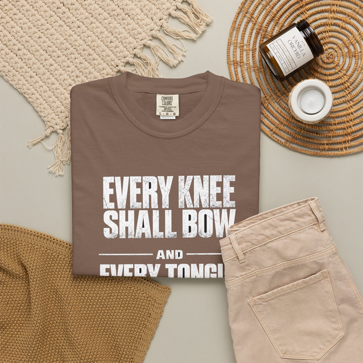 Copy of Christian T-Shirt — "Blessed Is He Who Comes In The Name Of The Lord" Bible Verse Tee