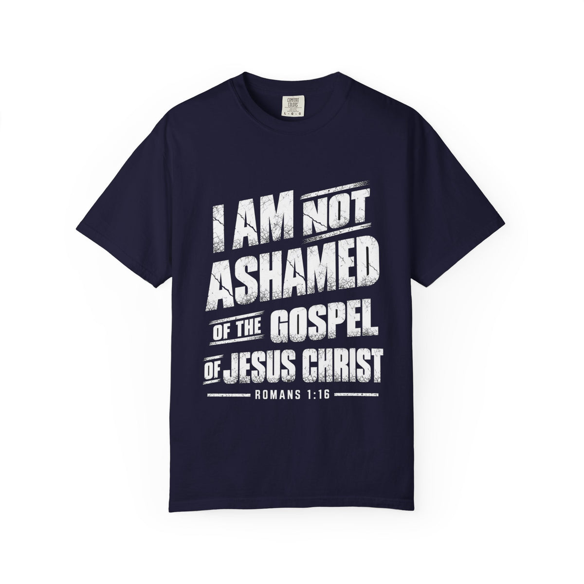 Christian Quote T-Shirt — "Every Knee Shall Bow" Scripture Tee