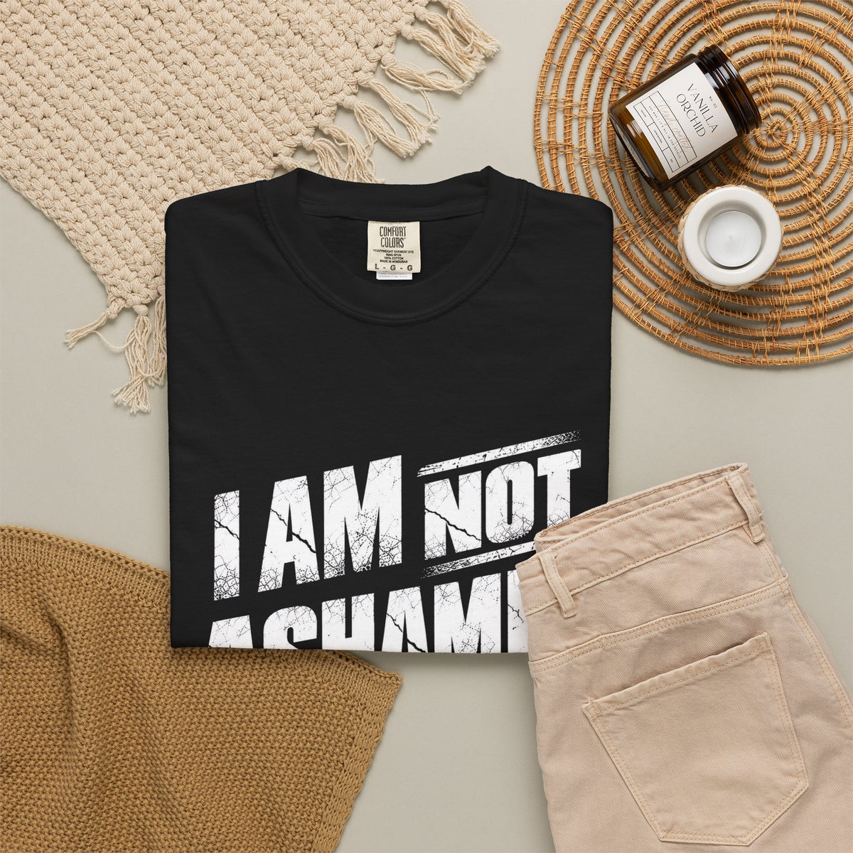 Christian Quote T-Shirt — "Every Knee Shall Bow" Scripture Tee