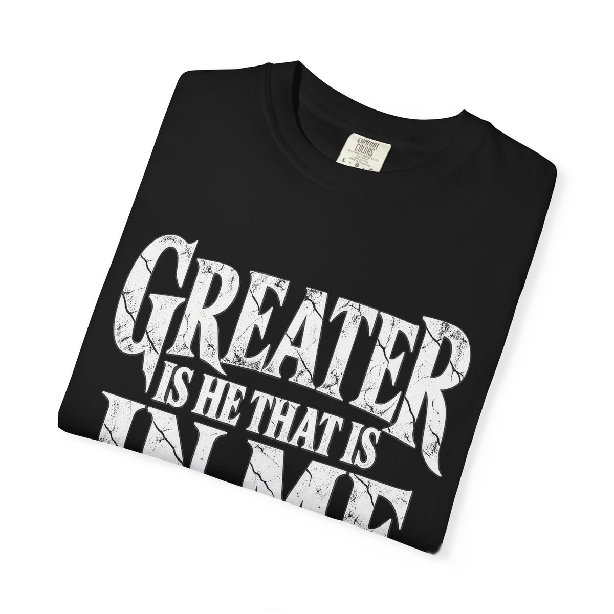 Copy of Christian T-Shirt — "Blessed Is He Who Comes In The Name Of The Lord" Bible Verse Tee