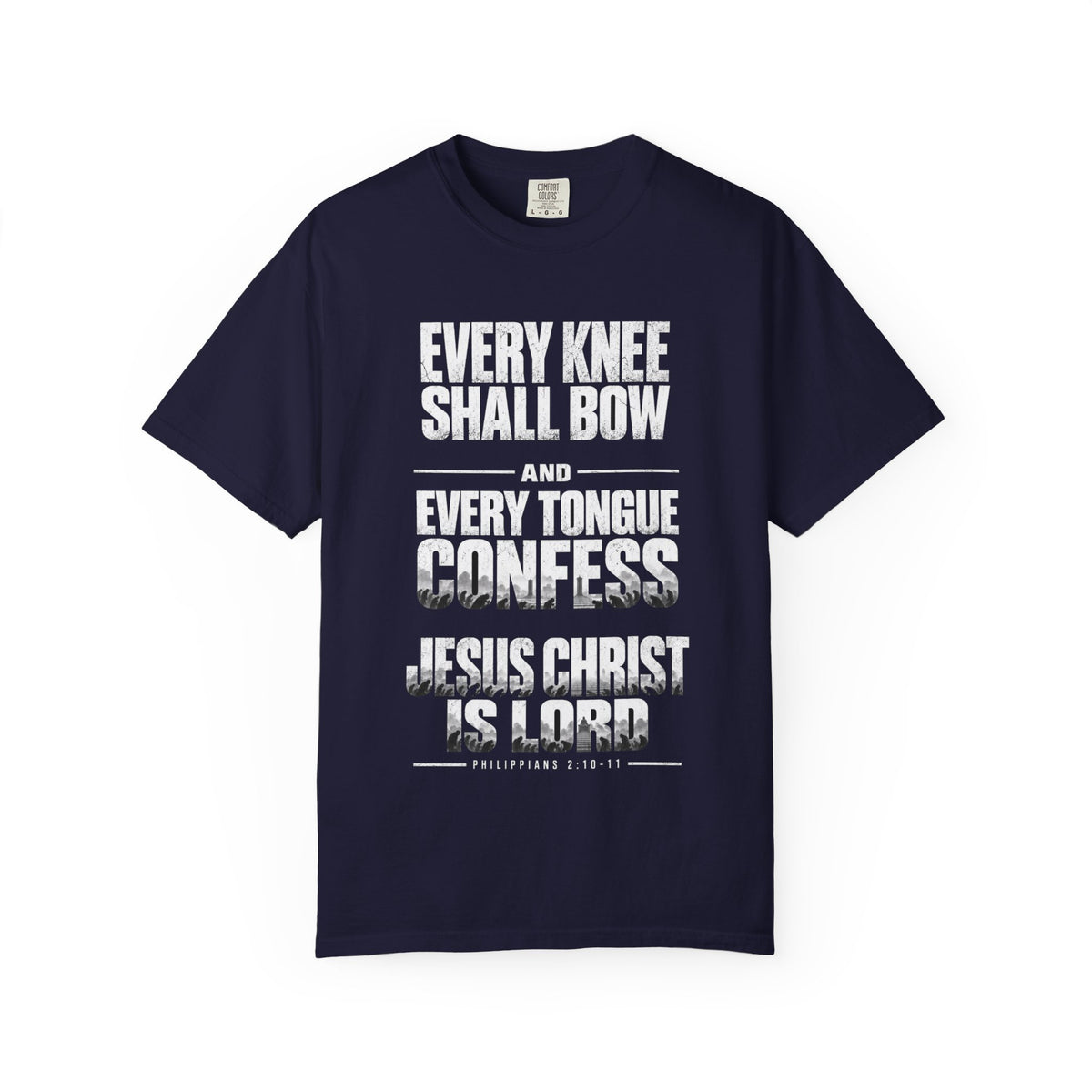 Copy of Christian T-Shirt — "Blessed Is He Who Comes In The Name Of The Lord" Bible Verse Tee