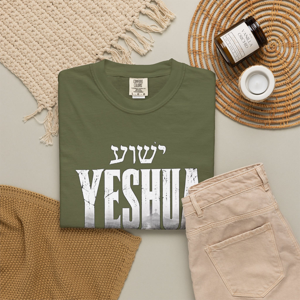 Yeshua Faith T-Shirt — “I Am the Way and the Truth and the Life” Christian Tee