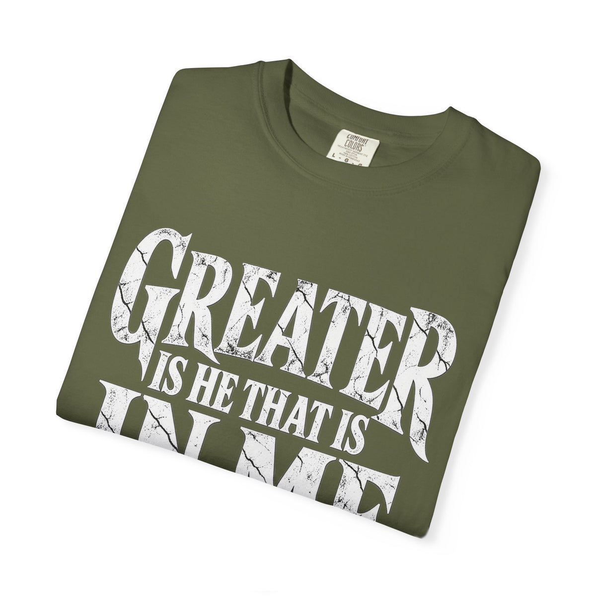 Copy of Christian T-Shirt — "Blessed Is He Who Comes In The Name Of The Lord" Bible Verse Tee