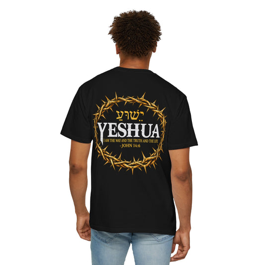 Yeshua Crown of Thorns T-Shirt — John 14:6 Christian Tee