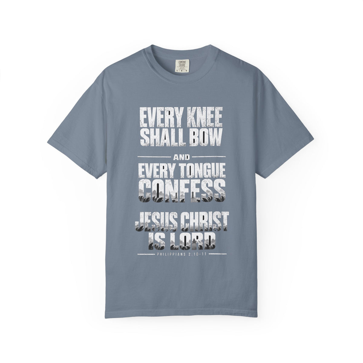 Copy of Christian T-Shirt — "Blessed Is He Who Comes In The Name Of The Lord" Bible Verse Tee