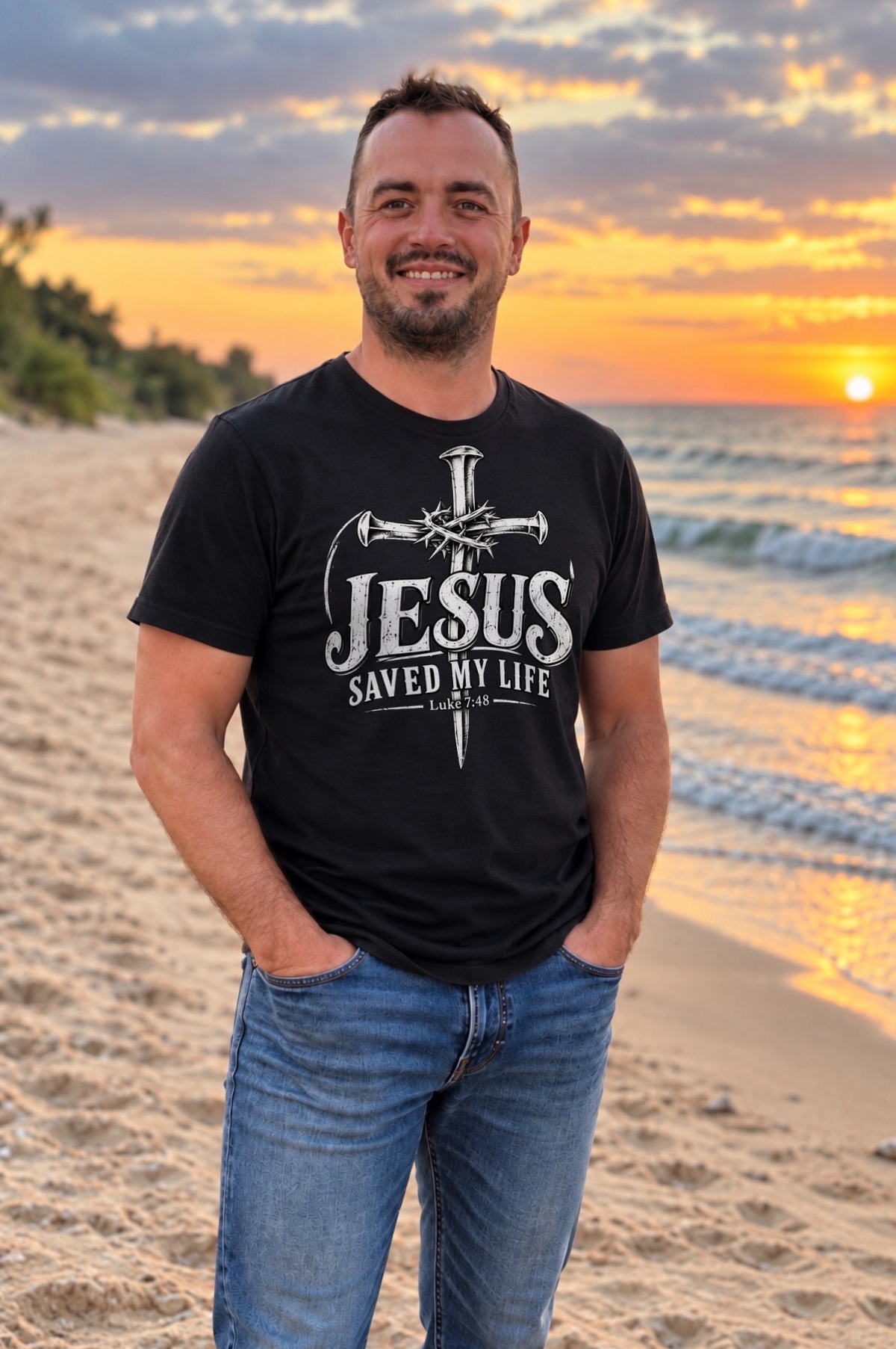 Jesus Saved My Life Tee